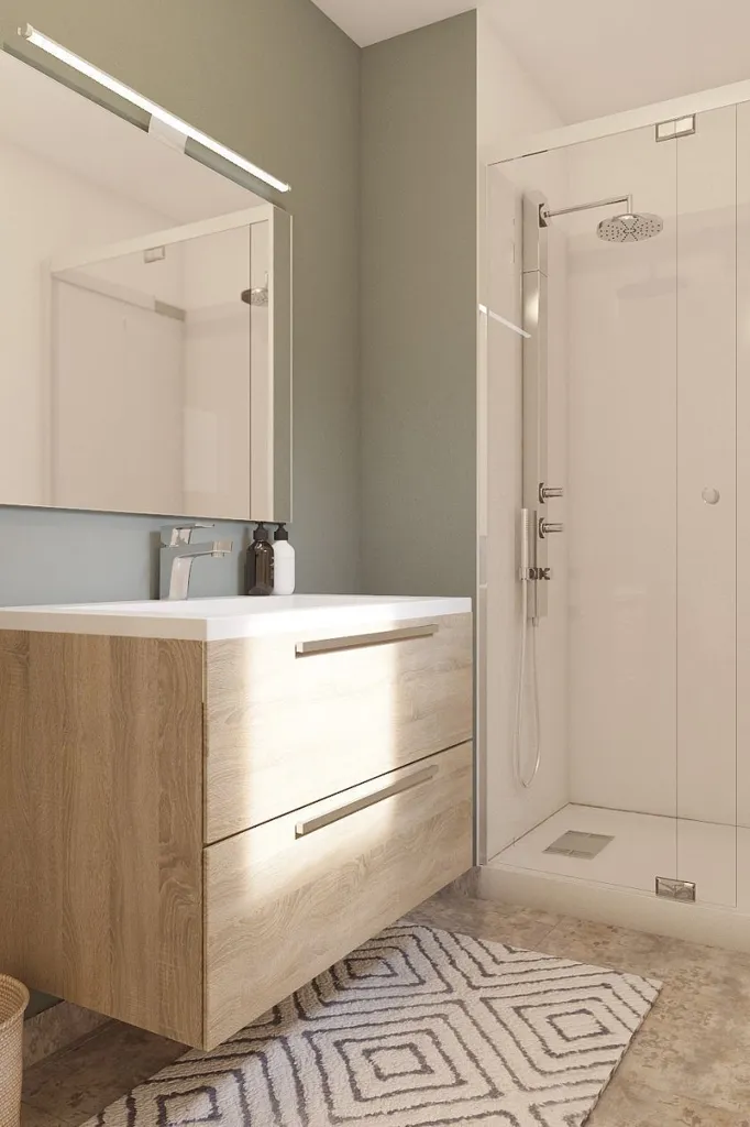 Bathrooms - New Bioclimatic House with 717m² Plot in Saint-Laure