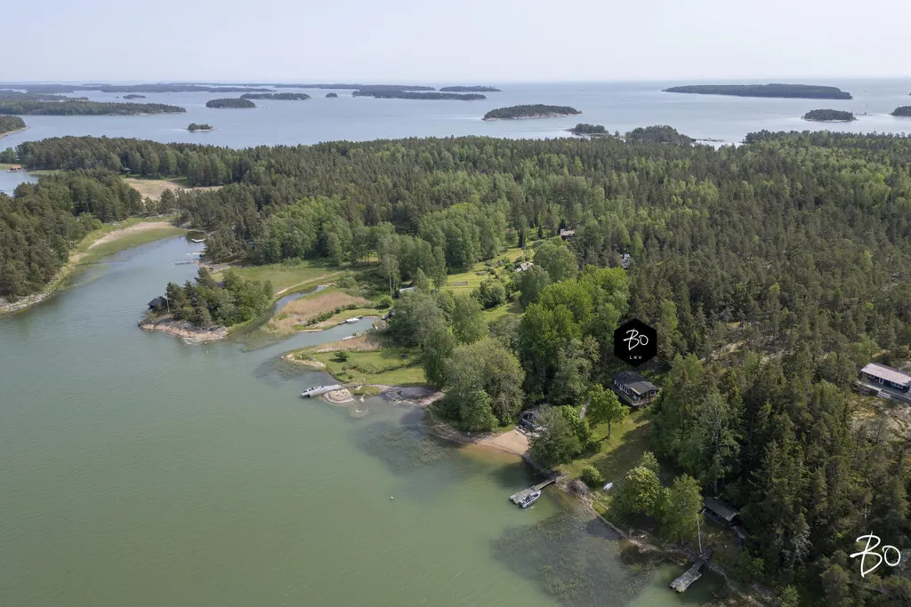 Õhuvaade - 3-toaline kinnisvara asukohas Inkoo