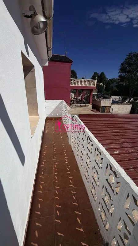Terrasse - Chalet with Pool and Terrace in Turís