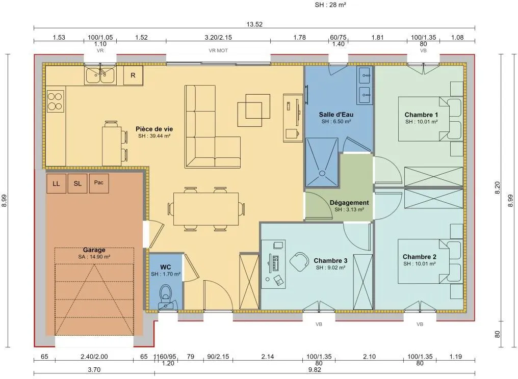 Planimetria - New House with Garden in La Jarrie