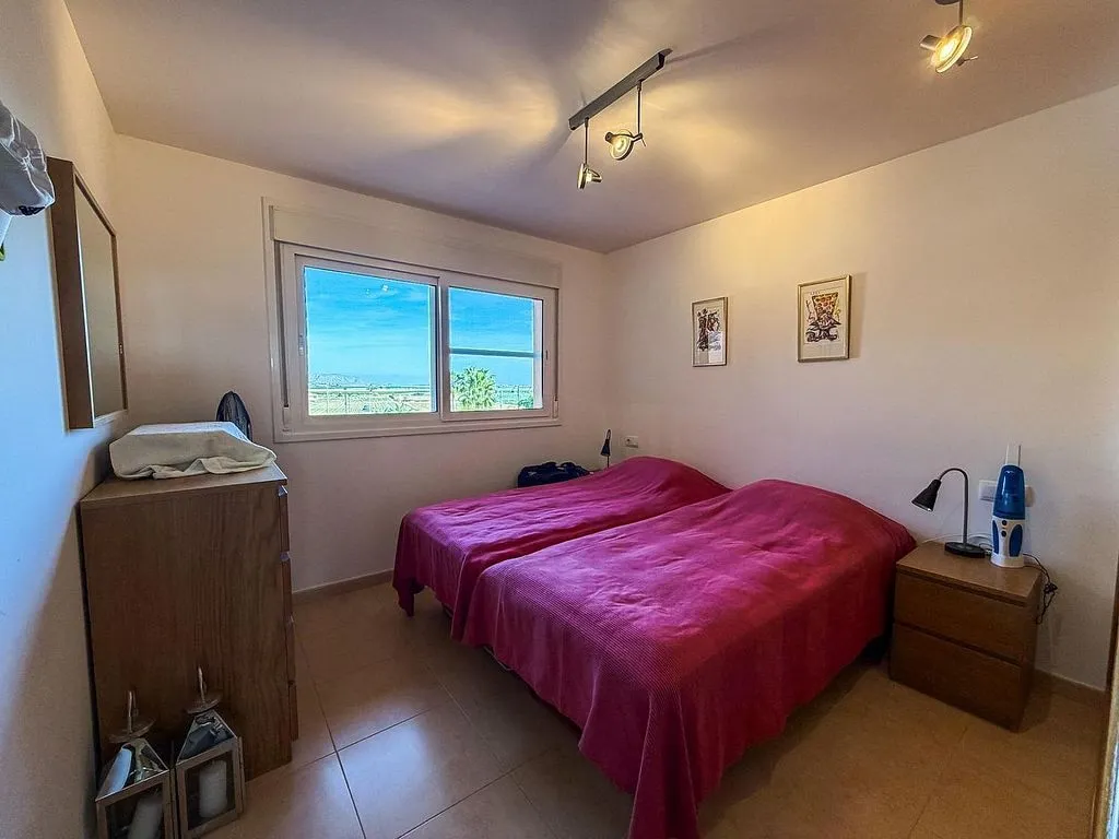 Bedrooms - Apartment with Pool and Golf View in Mar Menor