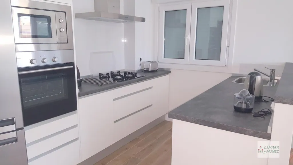 Köök - Renovated Flat with Pool in Torre del Mar