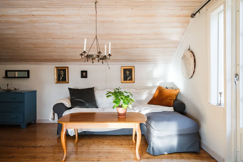 Soggiorno - Charming Cottage with Garden in Båtvik