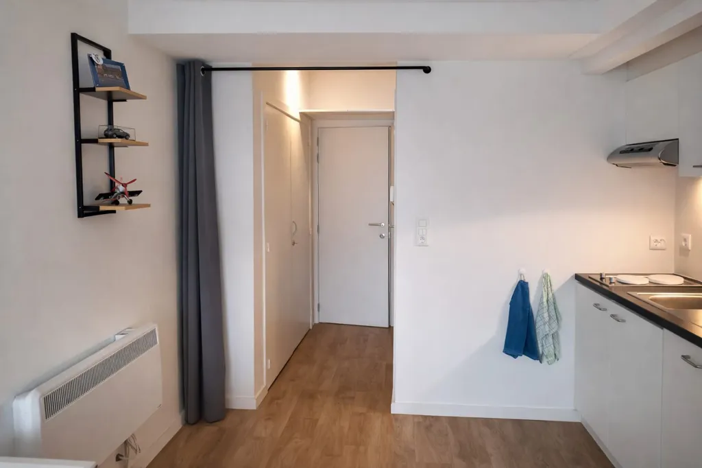Köök - Bright Studio with Sea Access in Westende