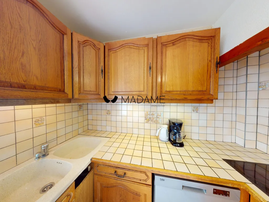 Köök - Apartment with Balcony in Saint-Martin-d'Hères