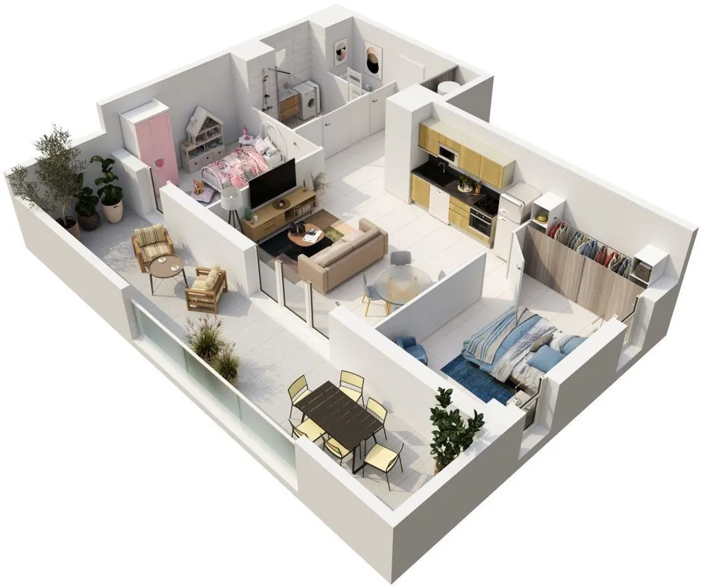 Planimetria - New Apartments with Park Access in Vias