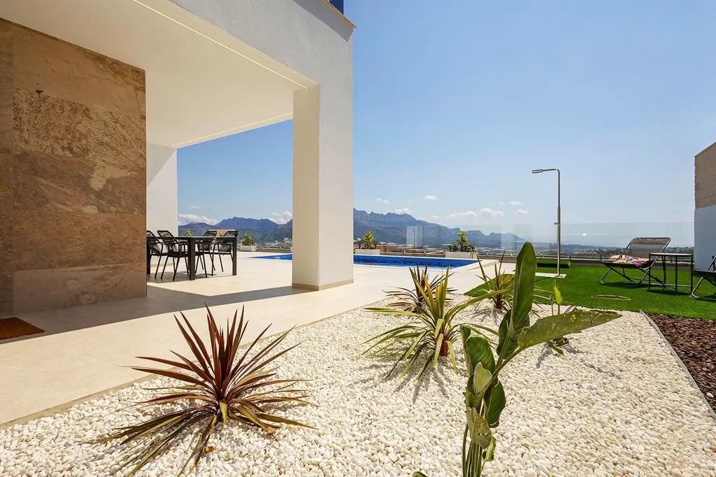 Terrasse - Modern Villa with Sea & Mountain View in Altea Hills