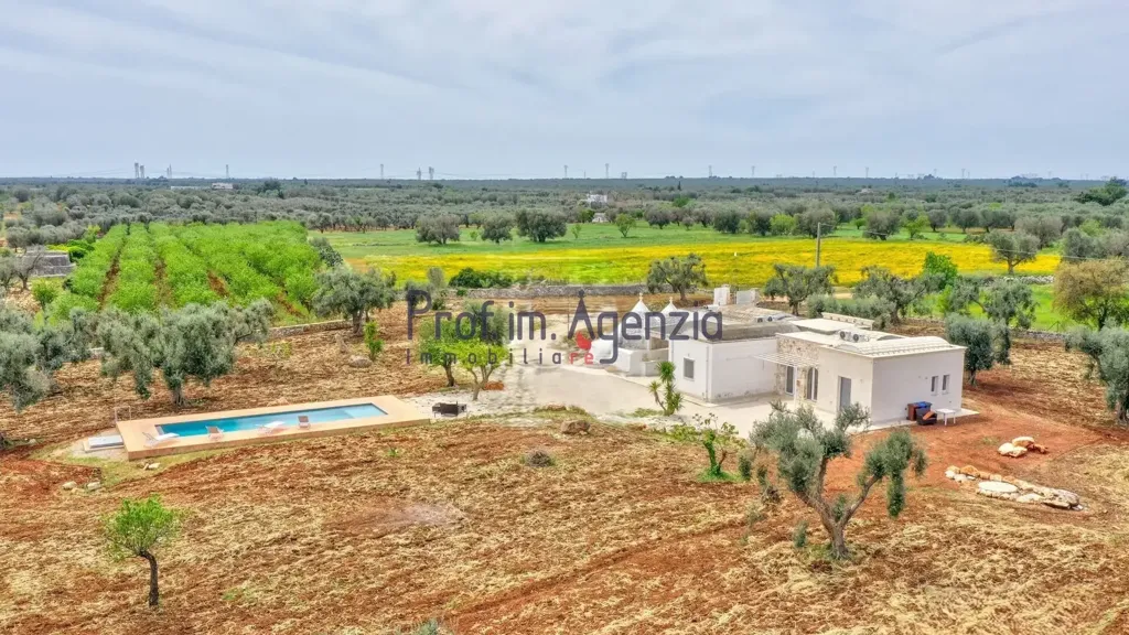 Vue aérienne - Villa with Pool in San Vito dei Normanni