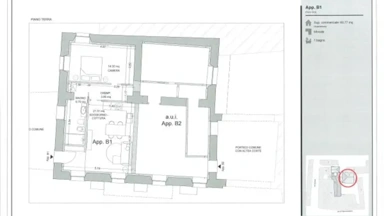 Plan - Modern Bilocale with Private Entrance in Vimercate
