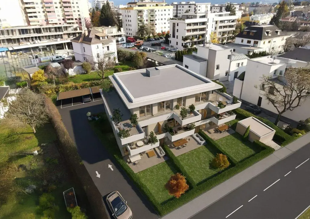 Vue aérienne - Penthouse with Terrace in Klagenfurt
