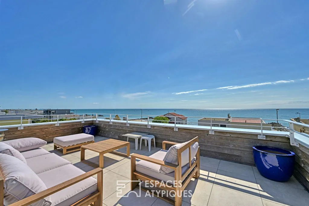 Terrasse - Duplex Contemporain avec Rooftop à Palavas-les-Flots