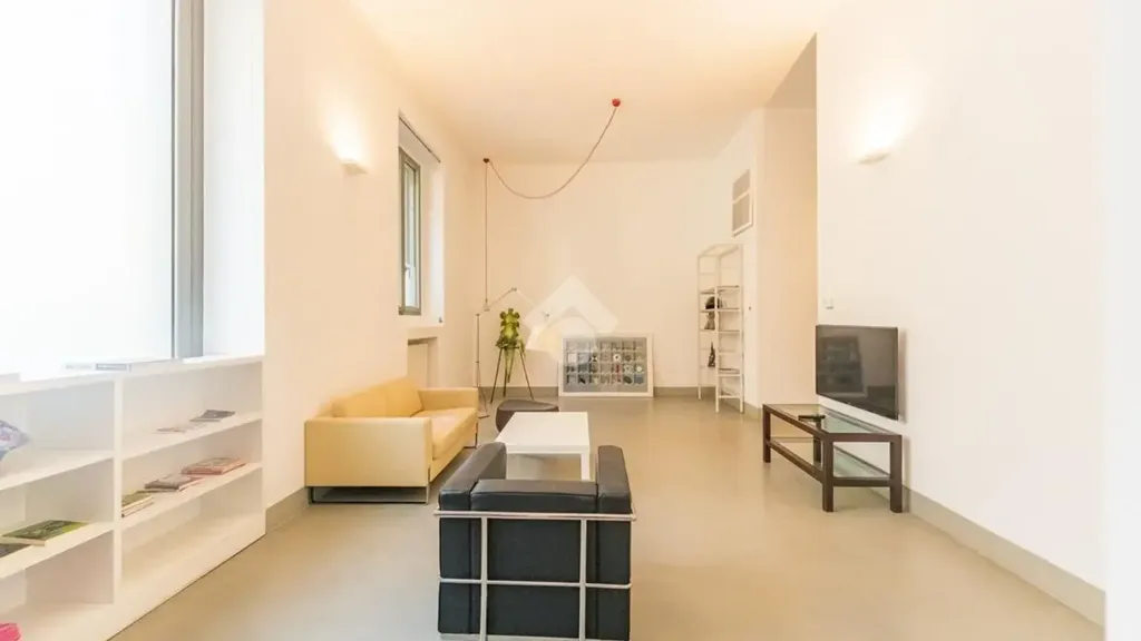 Séjour - Charm Loft with Streetfront Windows in Milan