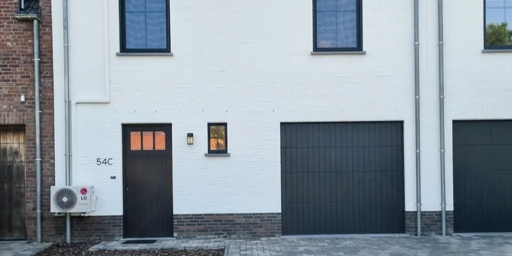 Extérieur - Rijwoning Énergétique avec Vue sur les Champs à Evergem