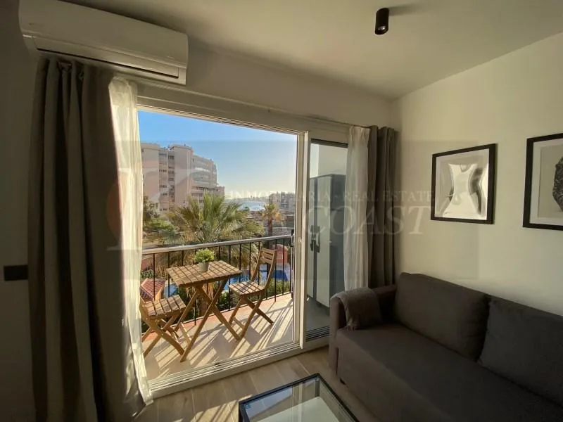Living Room - Designer Flat with Sea View in Fuengirola