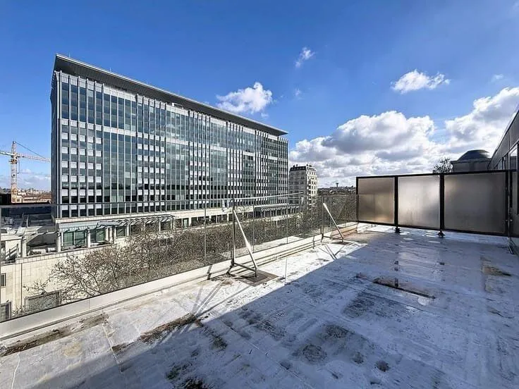 Terrasse - Appartement au Boulevard Bischoffsheim à Bruxelles