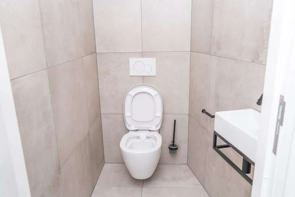 Salles de bain - Stylish Studio in Rosmolenplein, Tilburg