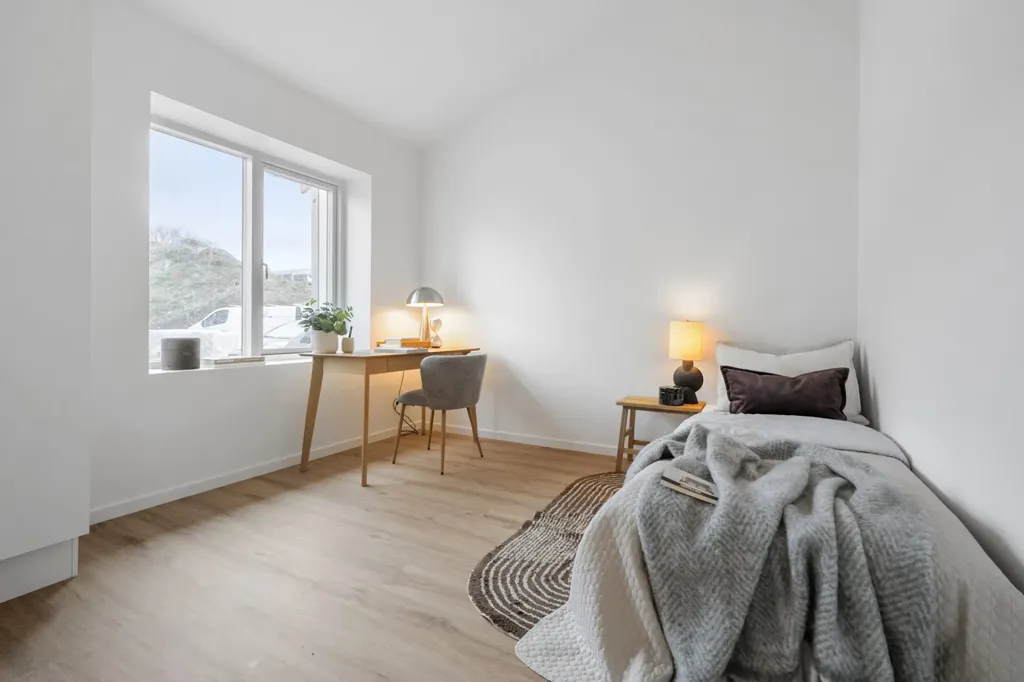 Bedrooms - Apartment with Balcony in Søagerhusene