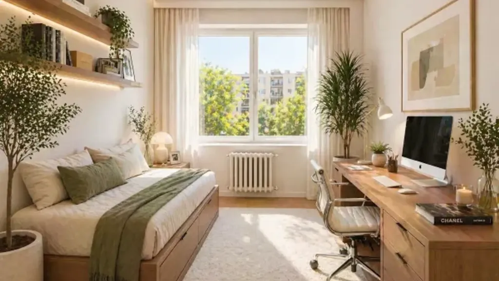 Bureau - Rustic-Style Apartment with Balcony in Bocconi, Milan