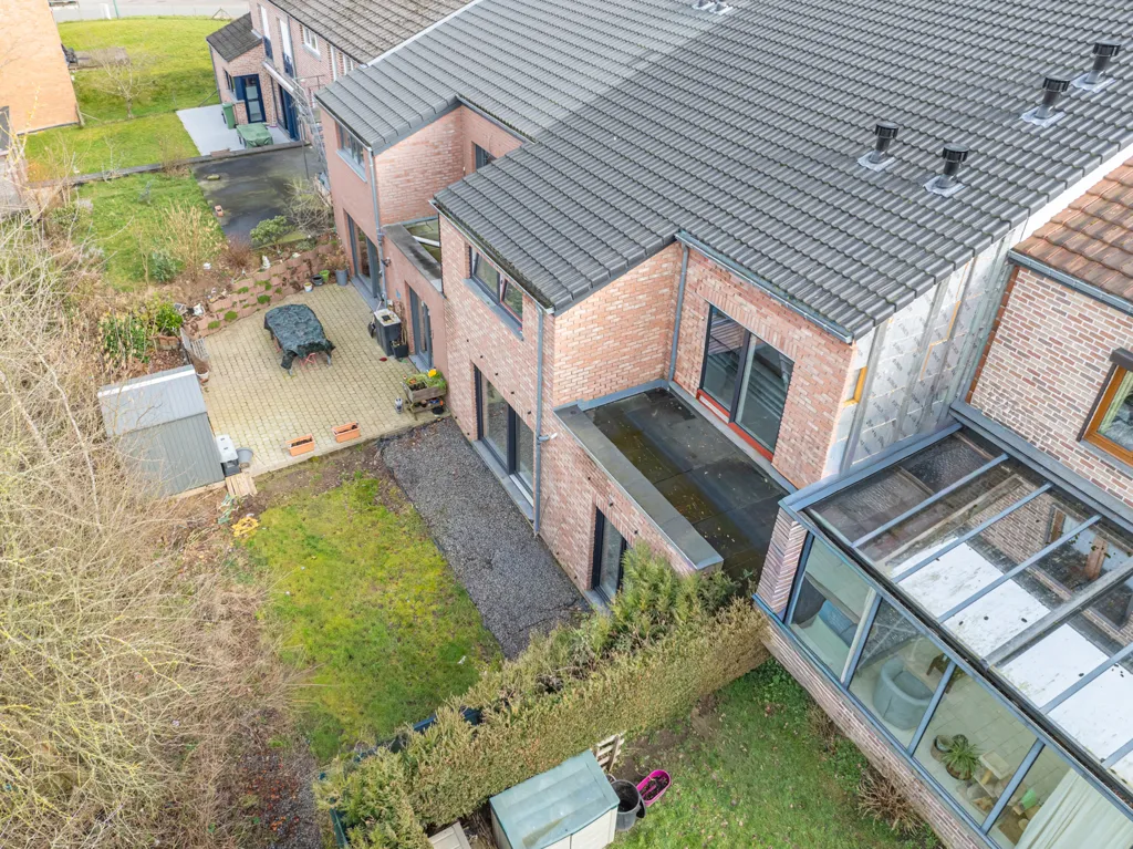 Õhuvaade - New Apartment with Private Garden in Ougrée