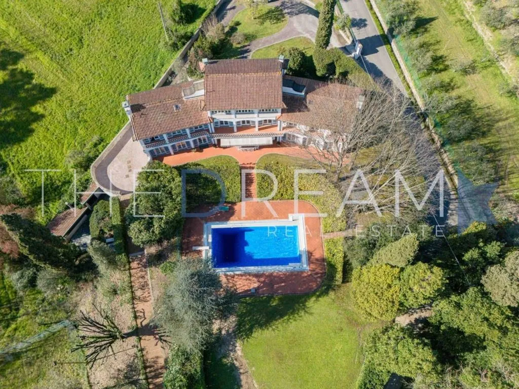 Vista aerea - Luxury Villa with Pool in Lucca, Tuscany