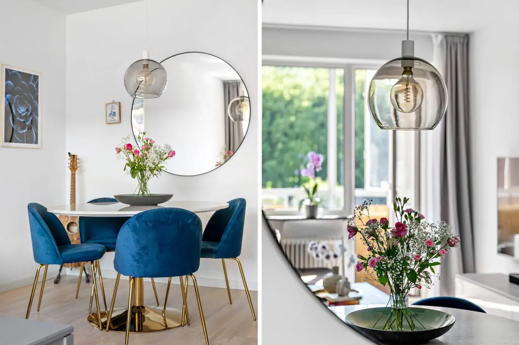 Dining Room - Modern Two-Bedroom with South-Facing Balcony in Malmö