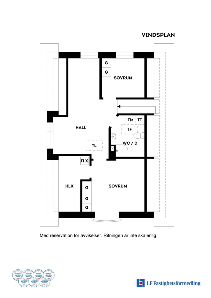 Plan - Modern Villa with West-Facing Terrace in Grästorp