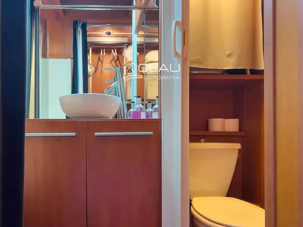 Salles de bain - Studio with Terrace in Font-Romeu