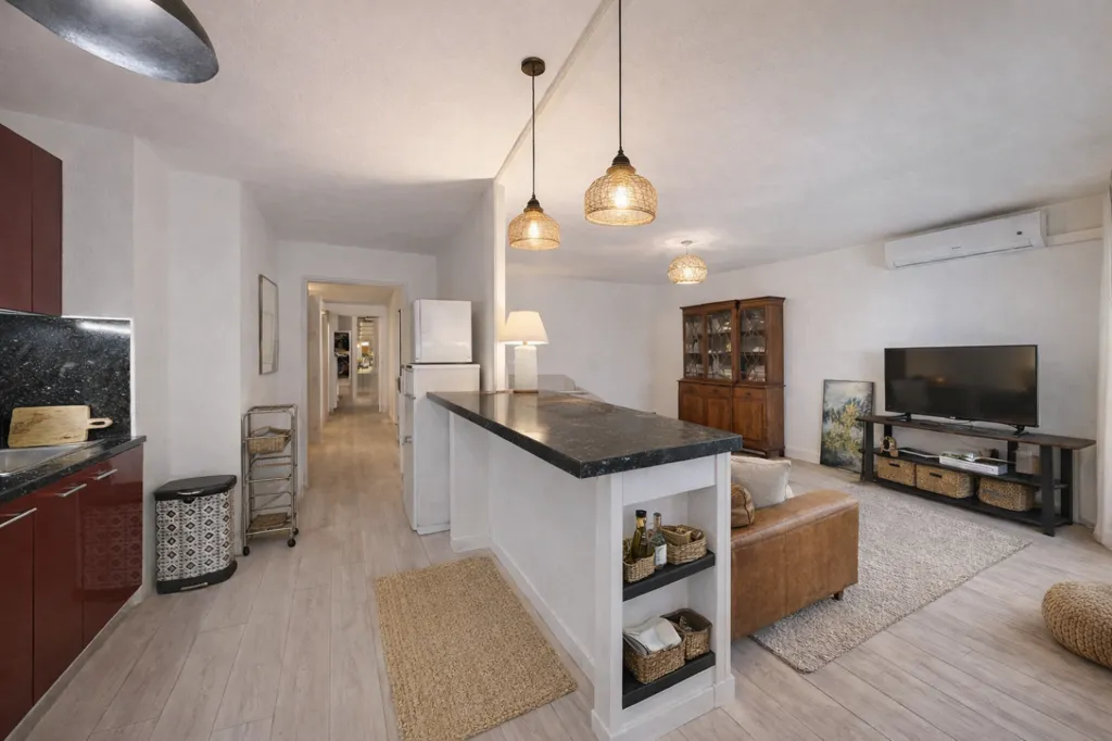 Köök - T2 with Large Terrace near Arceaux, Montpellier