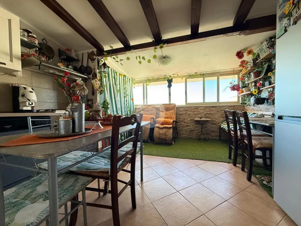 Köök - Bright Apartment with Sea View in Carini