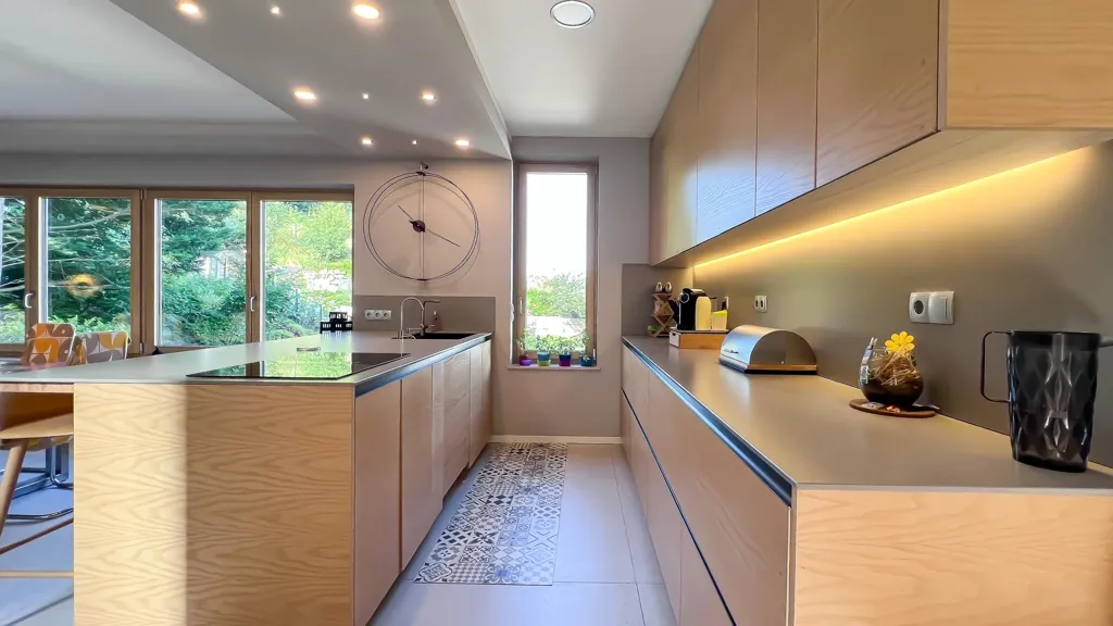 Kitchen - Luxury House with Solar Panels in Sandweiler