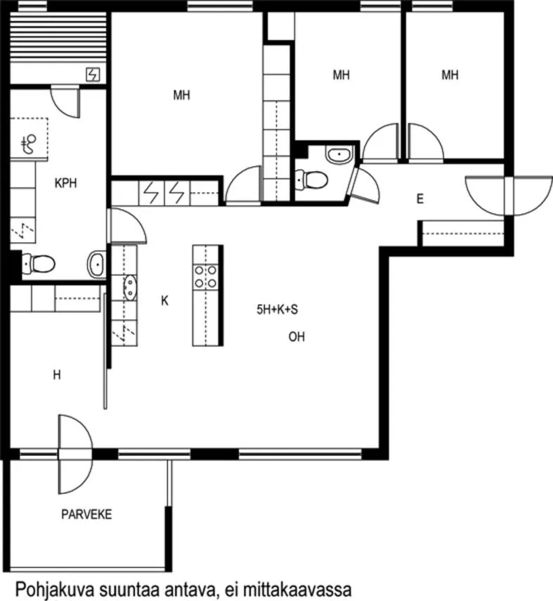 Plan - Duplex Apartments with Sauna in Kerava Centre