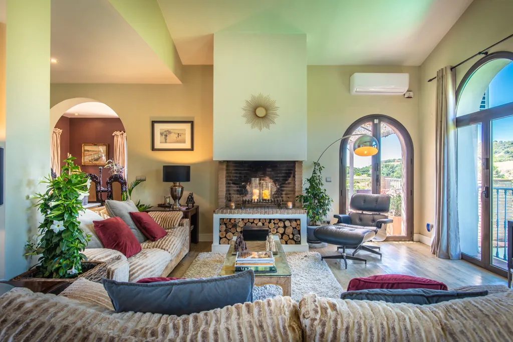Soggiorno - Villa with Panoramic View in Estepona