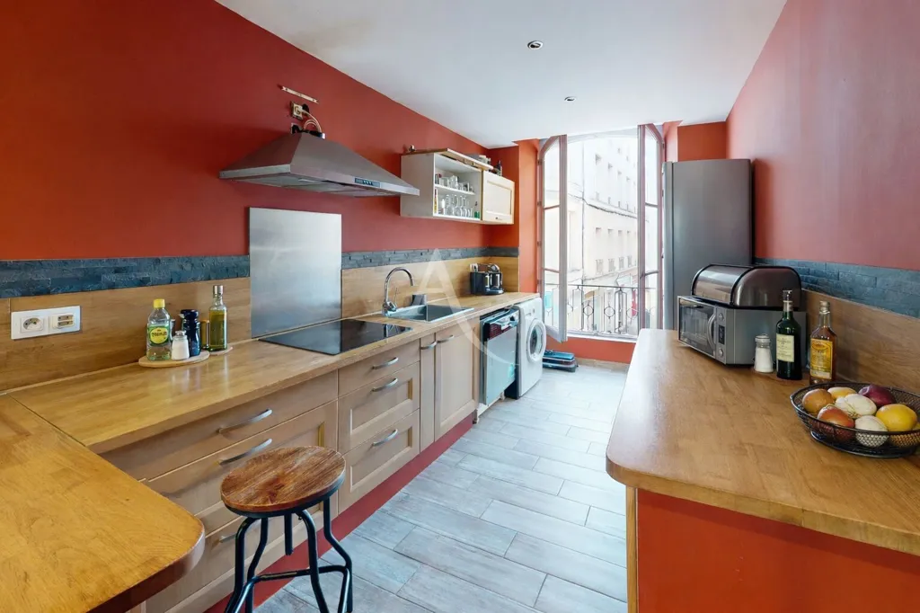 Köök - City Centre Apartment with Balcony in Poitiers