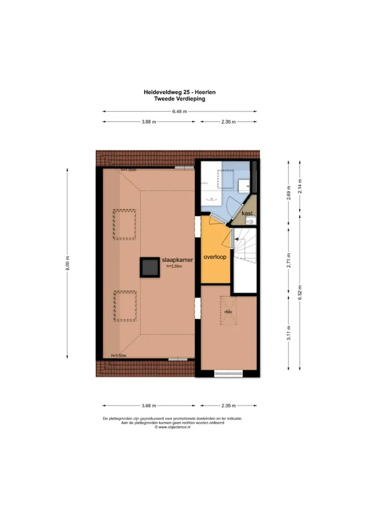 Plan - Monumental House with Mijnsteenberg View in Heerlen