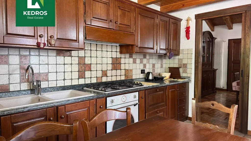 Cuisine - Apartment with Mountain View in Courmayeur