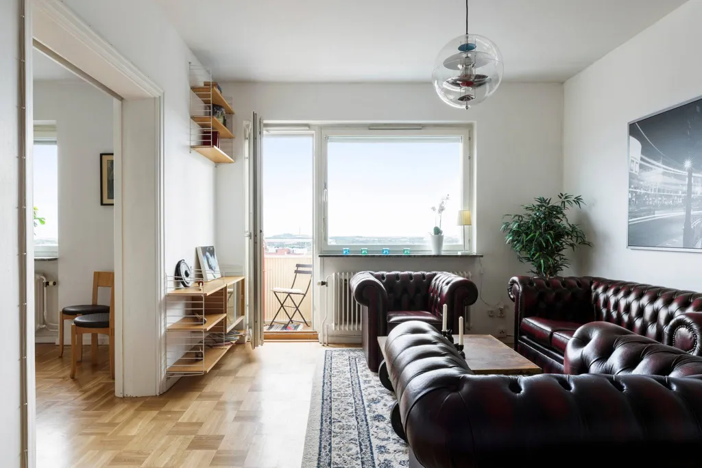 Séjour - Apartment with Panoramic View on Våning 7