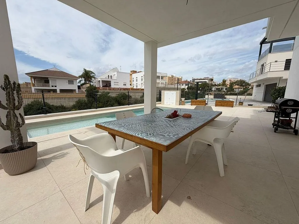 Terrasse - Chalet with Pool and Terrace in Águilas