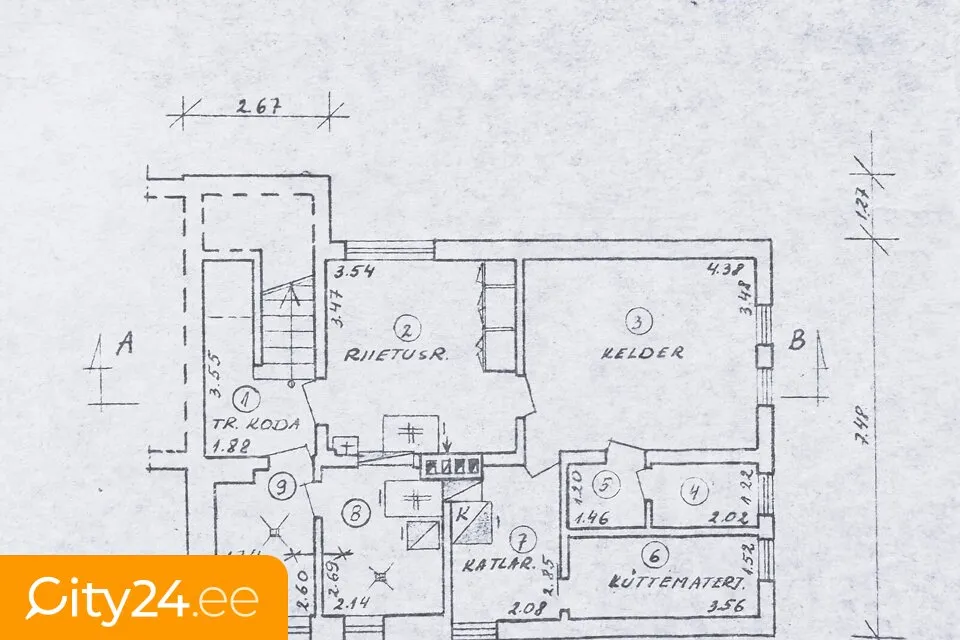 Plaan - 3-Storey House with Sauna in Karksi-Nuia