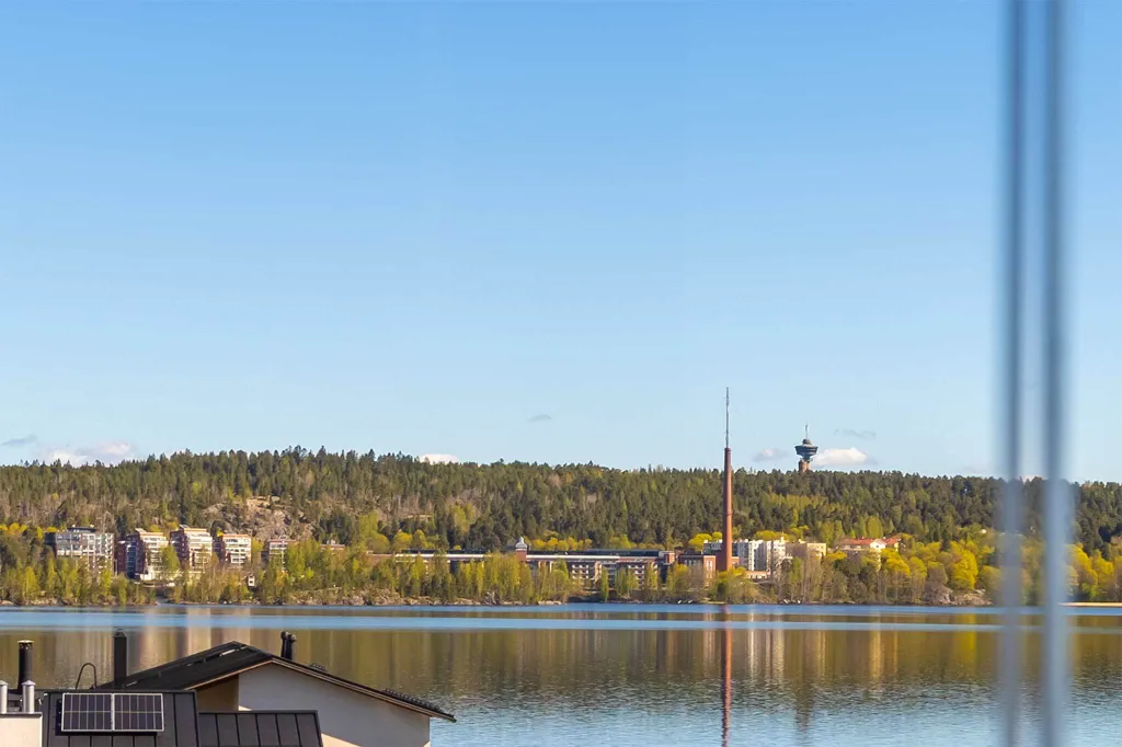 Balcony - Renovated Apartment with Sea View in Pirkkala