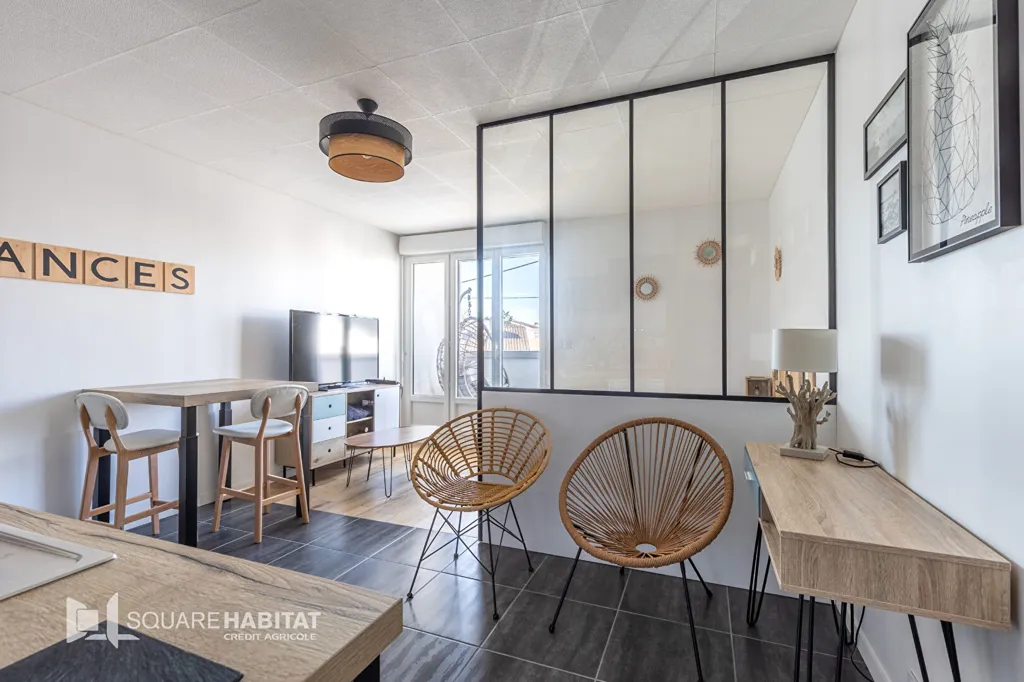 Salle à manger - Studio avec balcon au sud à Saint-Hilaire-de-Riez