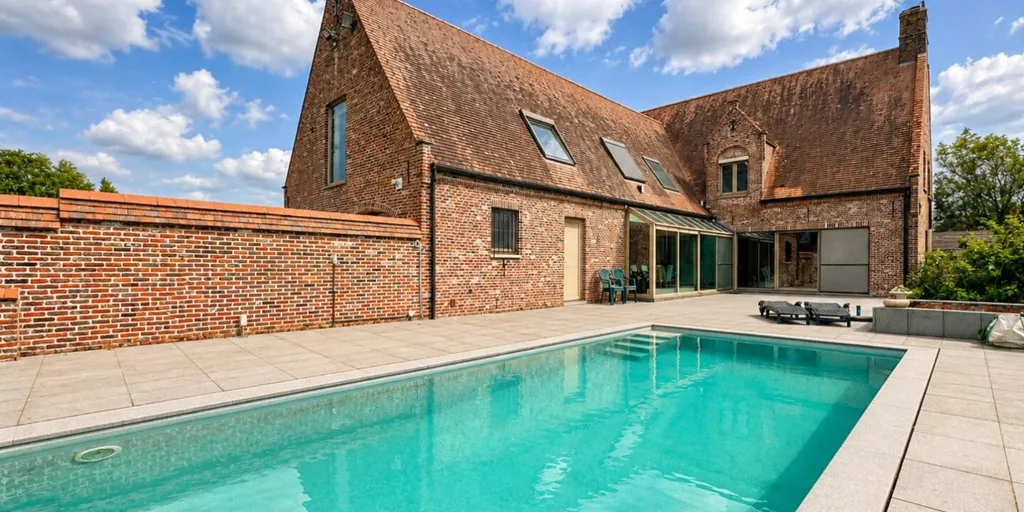 Bassein - Villa-Landhuis with Pool in Waardamme