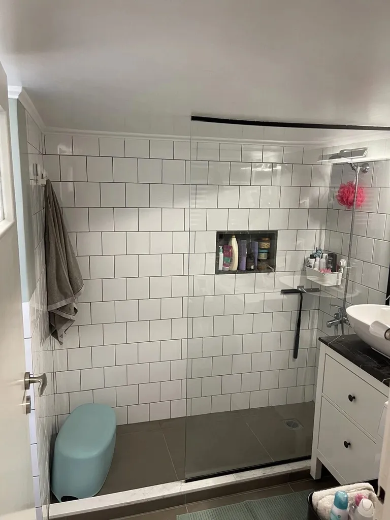 Salles de bain - Flat with Panoramic View in Piraeus
