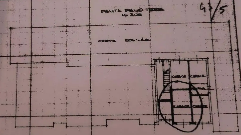 Planimetria - Appartamento con balcone e garage a Modena