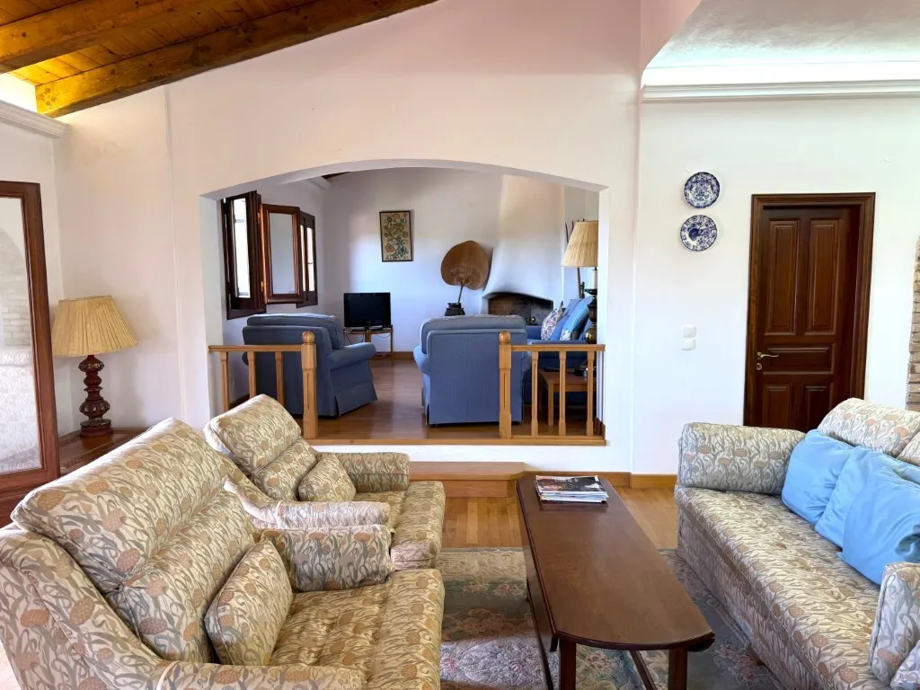 Soggiorno - 3-Storey Villa with Panoramic Views in Vasilika, Corfu