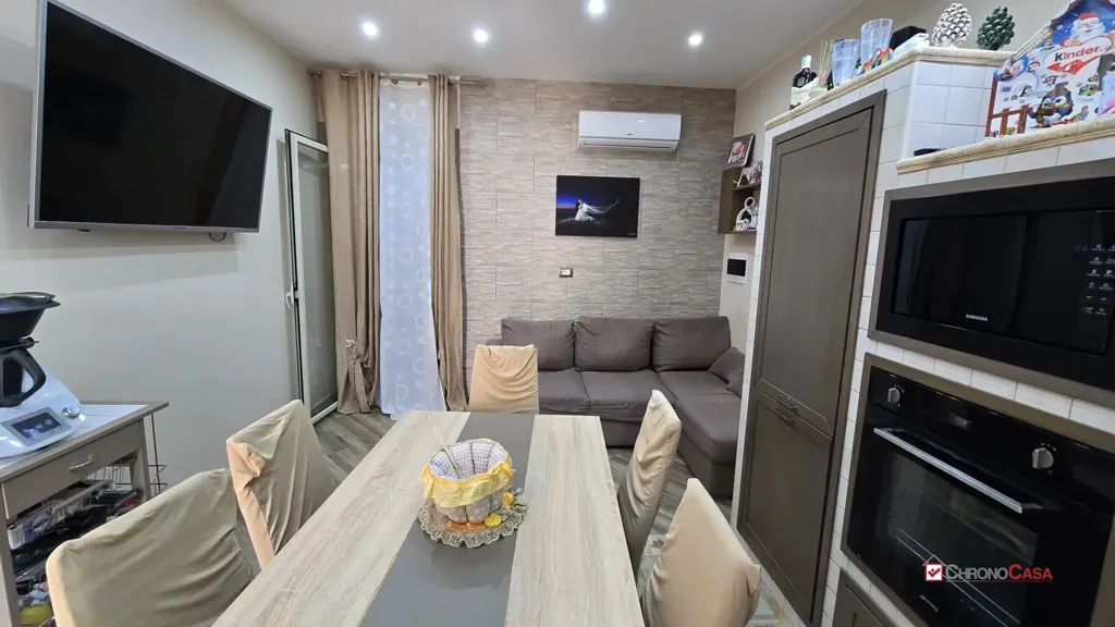 Salle à manger - Semi-detached Apartment with Verandas in Messina