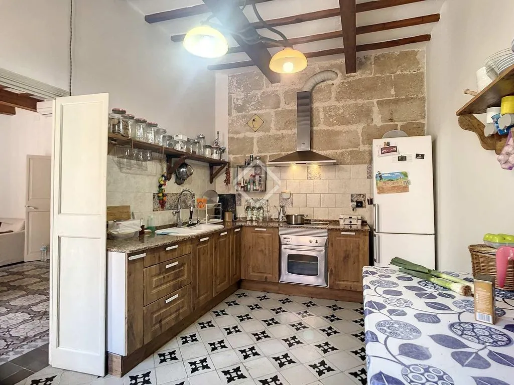 Cucina - Renovated Townhouse with Terraces in Mahón