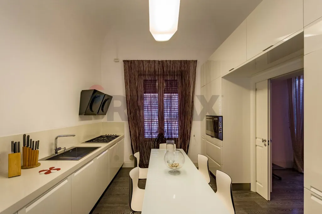 Köök - Rustic Apartment with Balconies in Palermo
