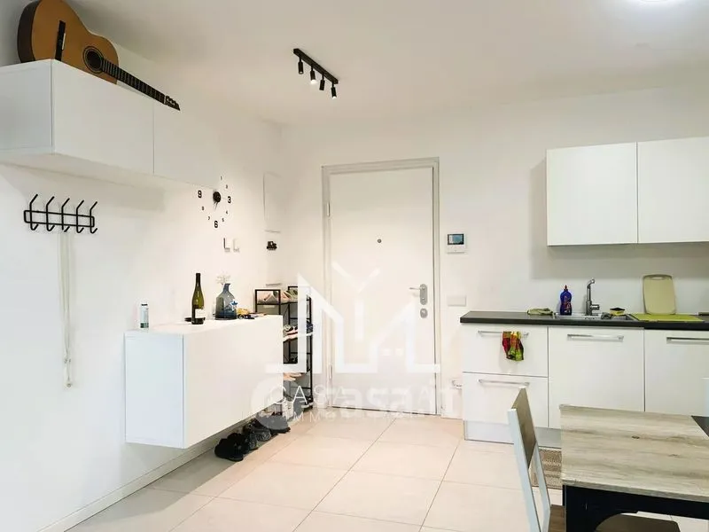 Cucina - Modern Bilocale with Terrace in Laives