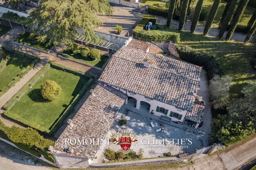 Vue aérienne - Historic Villa with Panoramic Views near Florence