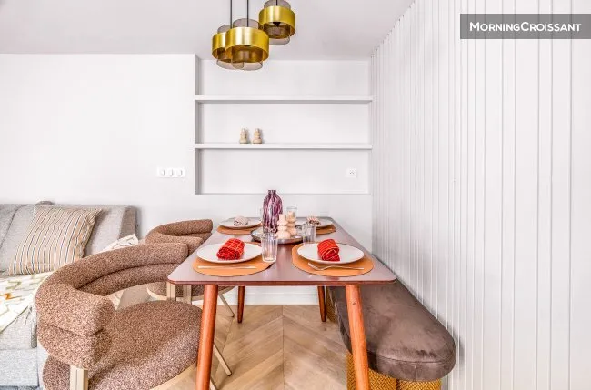 Salle à manger - Appartement Design Architecte dans le Marais
